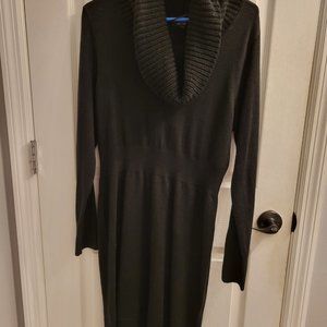 Apt 9 Cowl neck sweater dress, 100 acrylic, never worn